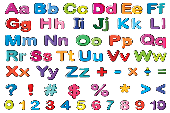 ALPHABETS AND NUMBERS ARE THE ESSENTIAL FIRST STEP IN LEARNING