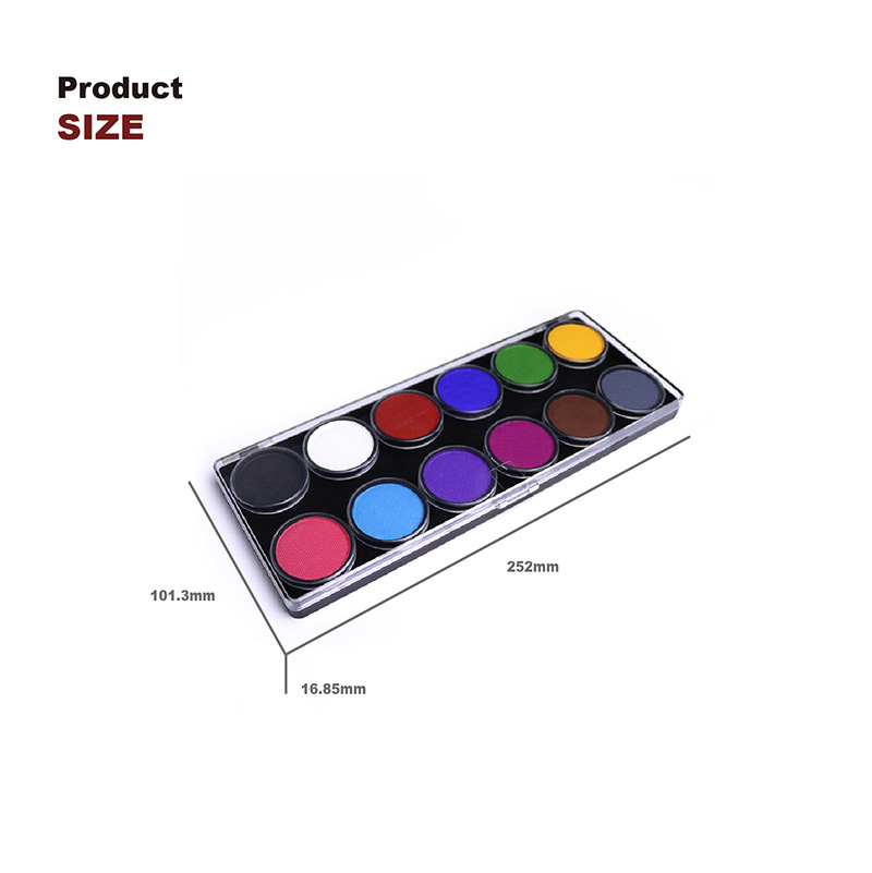 Professional Palettes Children's Face Paint 12 Color NonToxic