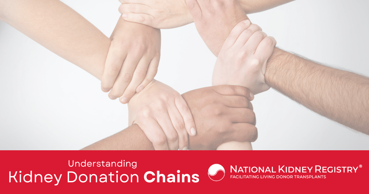 What is a Kidney Donation Chain? National Kidney Registry Donor Blog