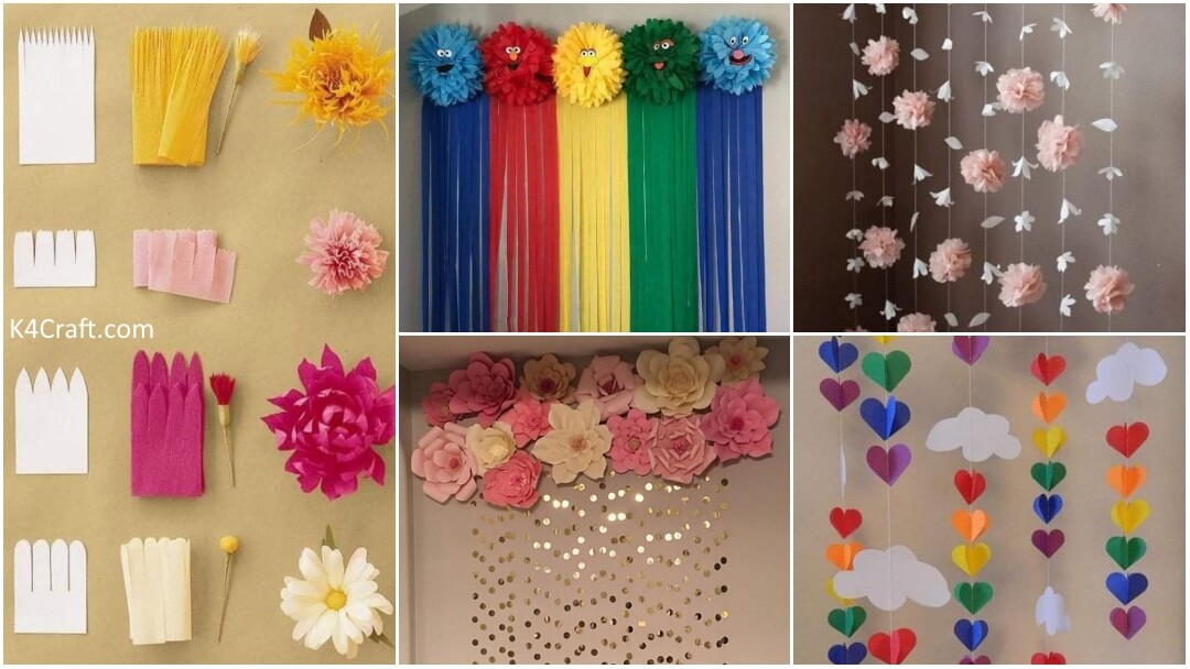 How to decorate a Party with Paper Crafts Kids Art & Craft