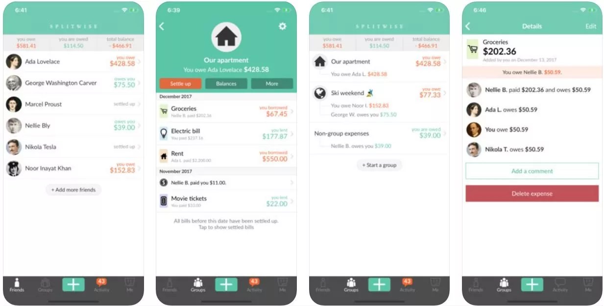 Bezahlen im Urlaub Splitwise & Co Mit diesen Split Bill Apps