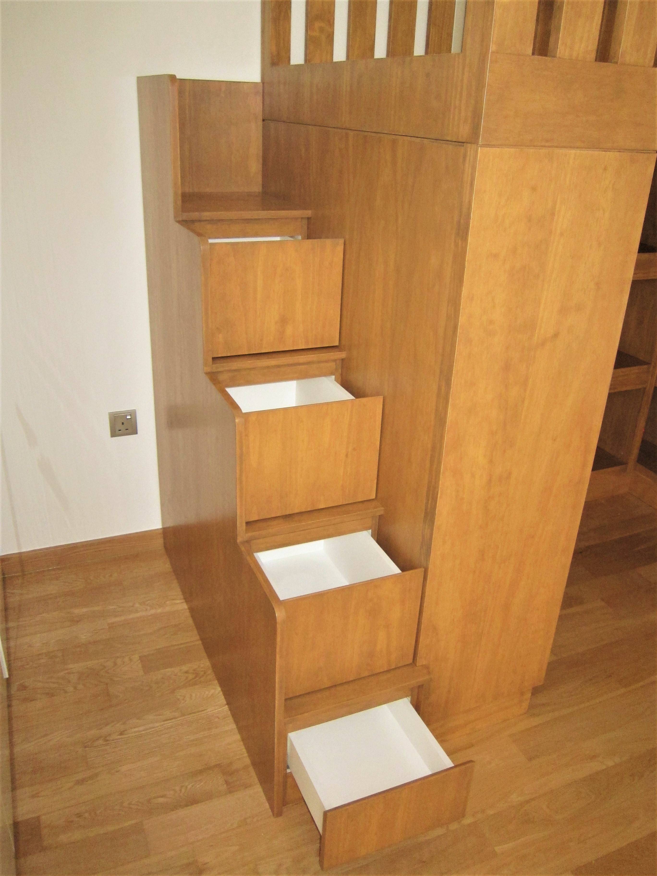 Loft Bed with Cubby Storage Custom Kids Furniture in Singapore