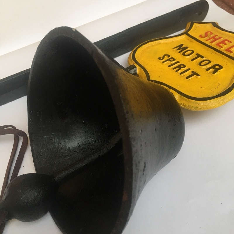 Cast Iron Shell Bell Shell Bell Hand Painted Kidscollections