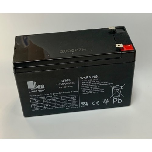 Long Way 12V 9ah Battery 6FM9 (12V9Ah/20Hr) LW12V9A KidsWheels