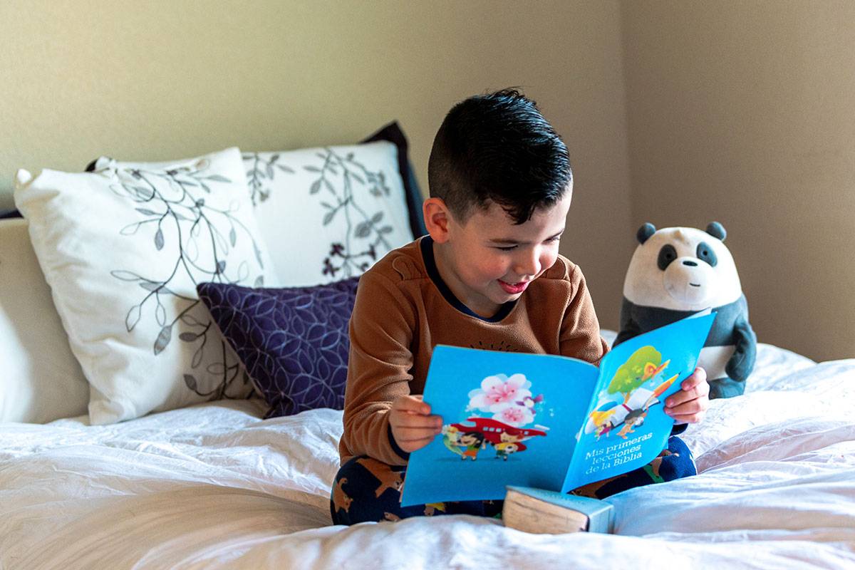 Boy Reading Book