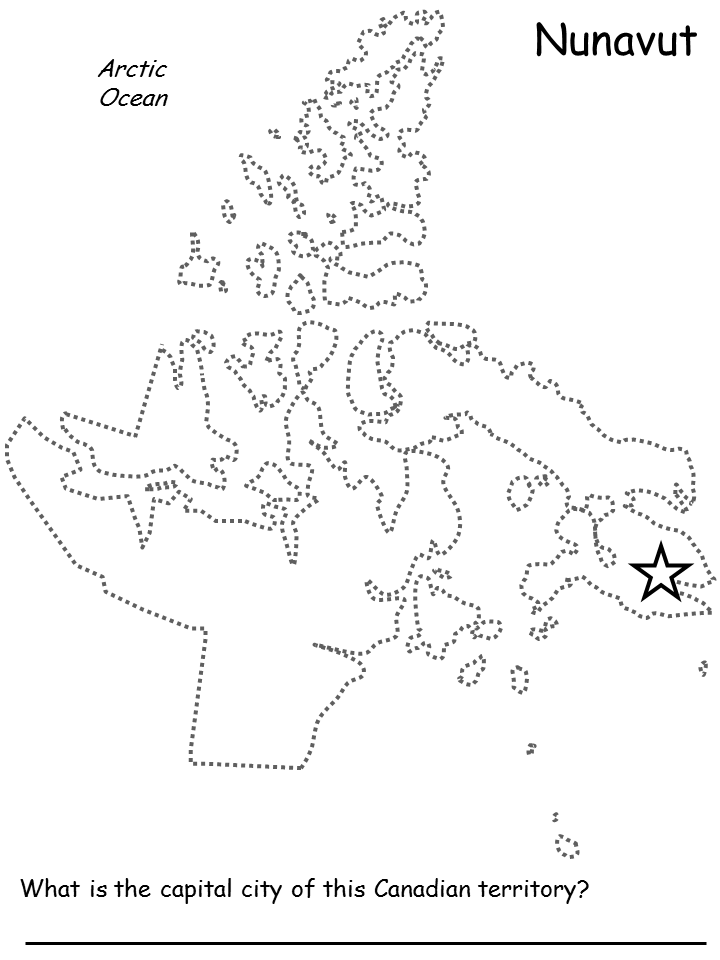 Canadian maps Name the Capital City