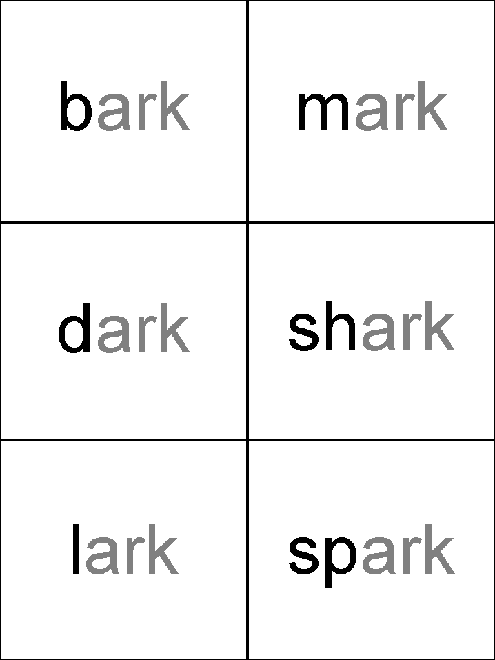 Word family phonics worksheets