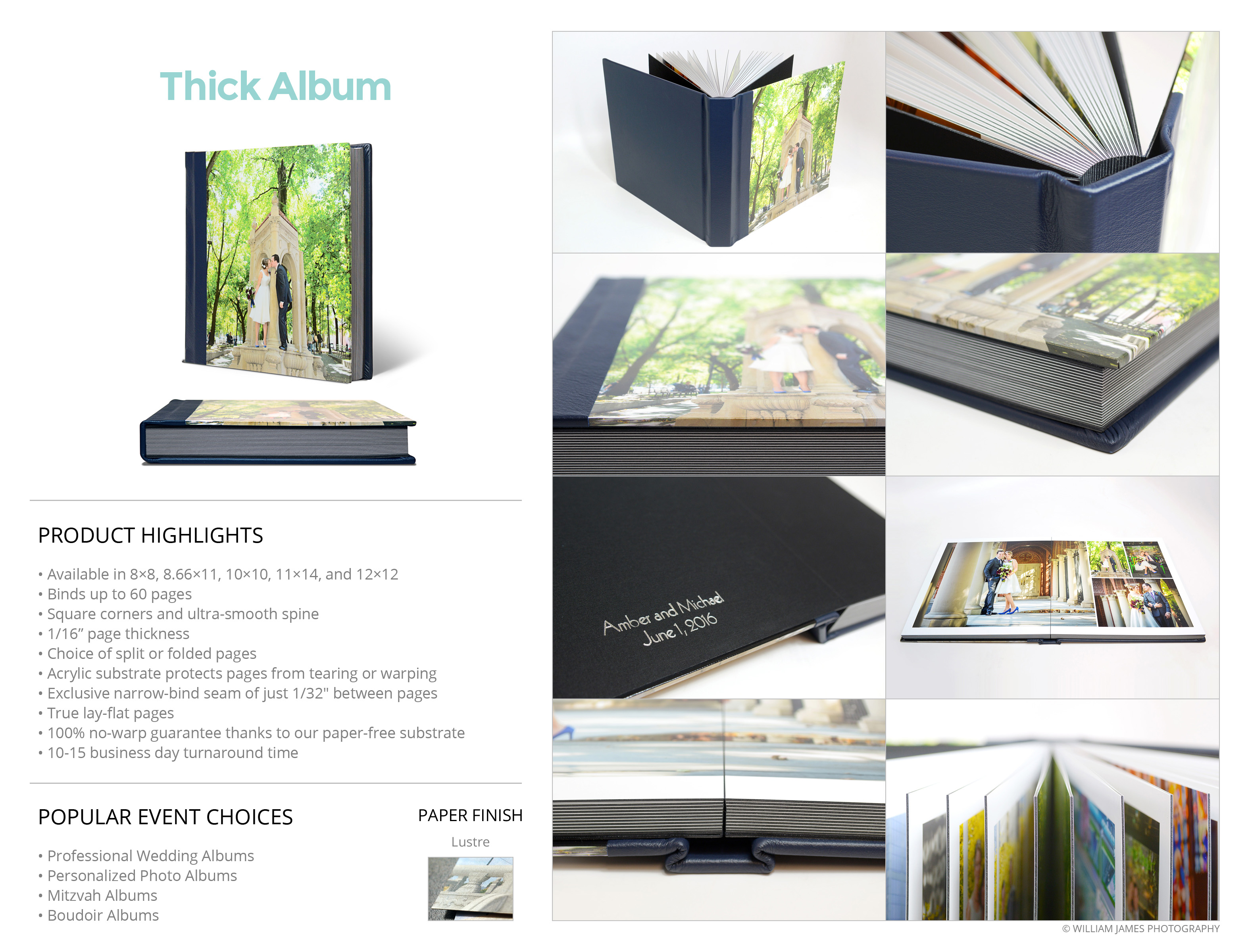 Leather Bound Wedding Albums Kiel Rucker Photography