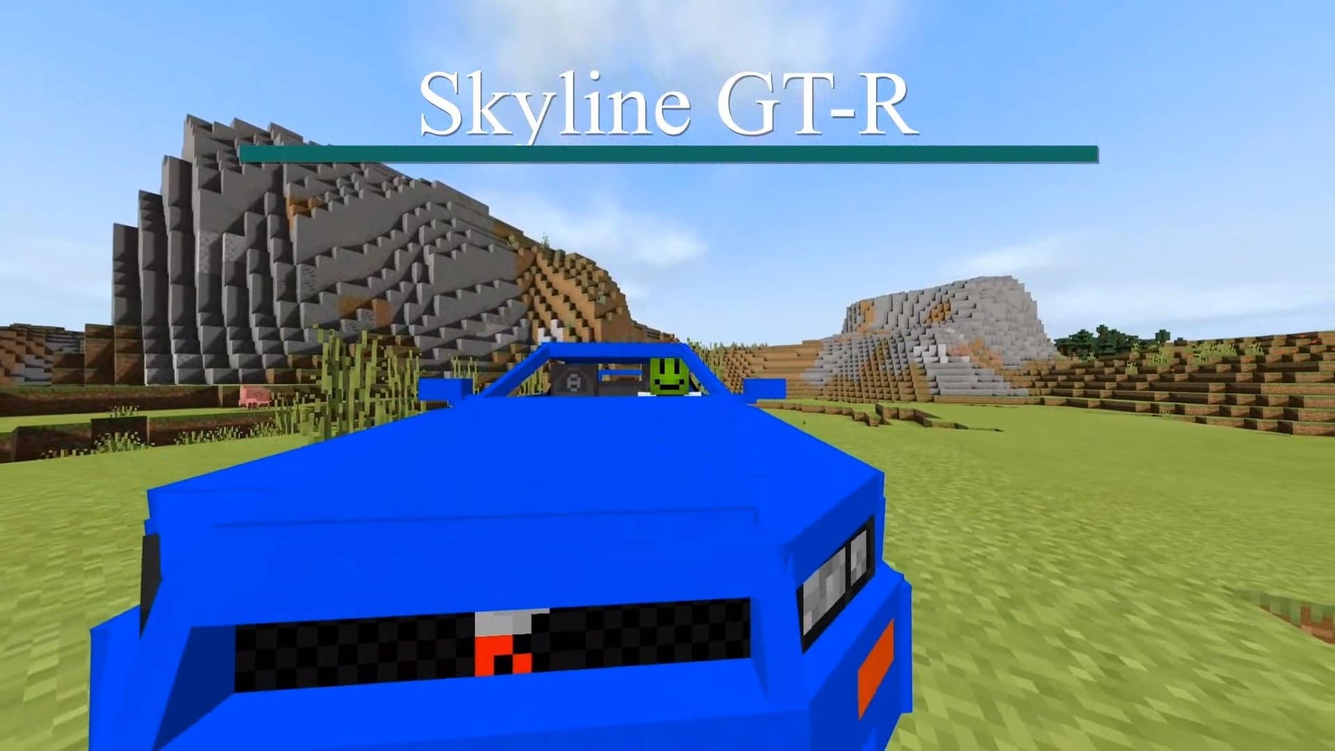 Skyline GTR mod para Minecraft PE y BE » Mods para Minecraft 1.17, 1