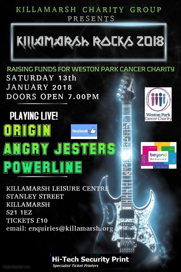 KILLAMARSH ROCKS 2018 Killamarsh Heritage Society