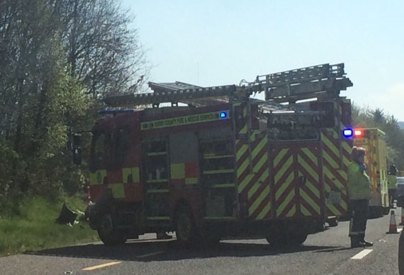 Crash on main KillarneyCork road