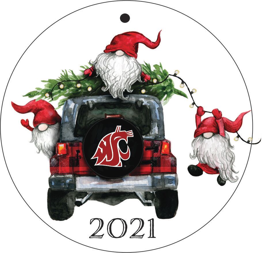 Wsu Christmas Stockings 2021 WSU Christmas Ornament