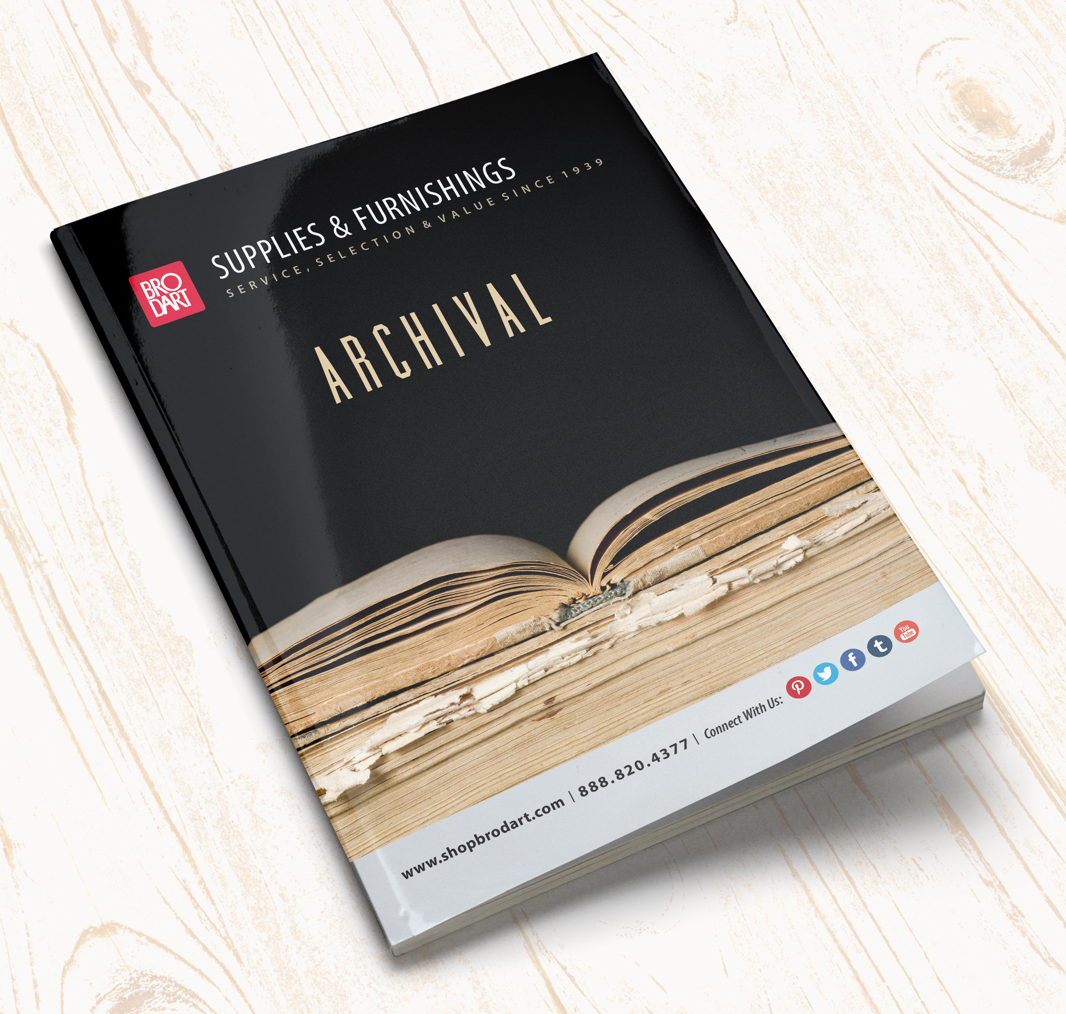 Brodart Co. Catalog Cover Kim Decker Design