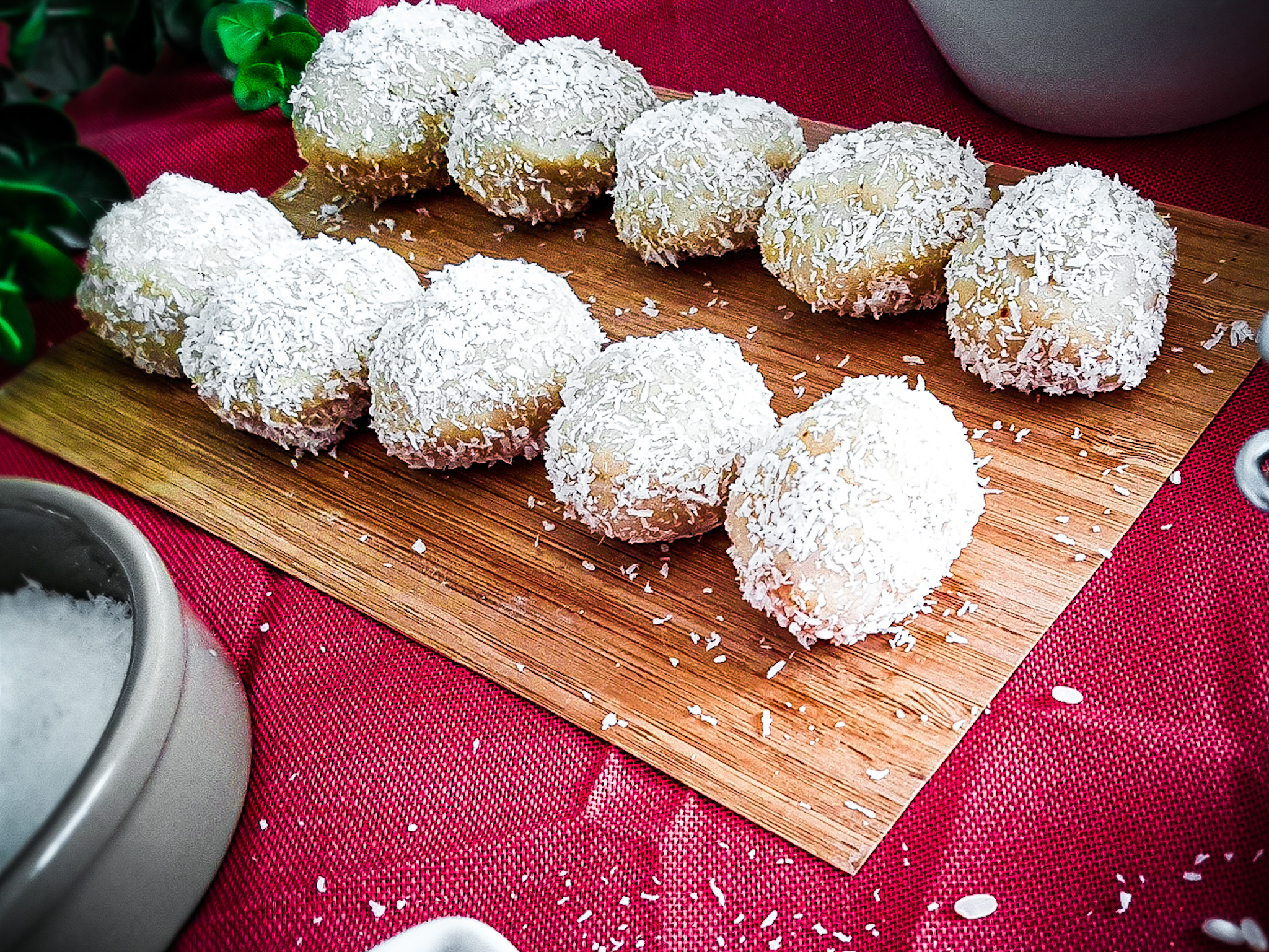 Recette Mochi noix de coco et beurre de cacahuète