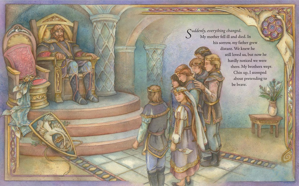 Kim Jacobs Illustrator Princess Sophie and the Six Swans