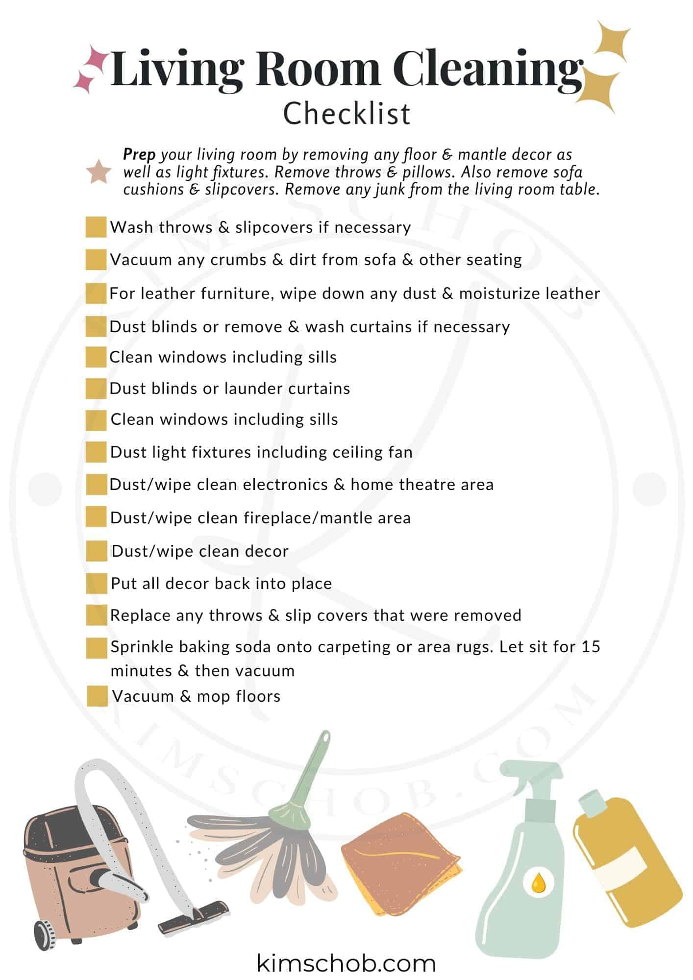 99 Breathtaking deep clean living room list You Won't Be Disappointed