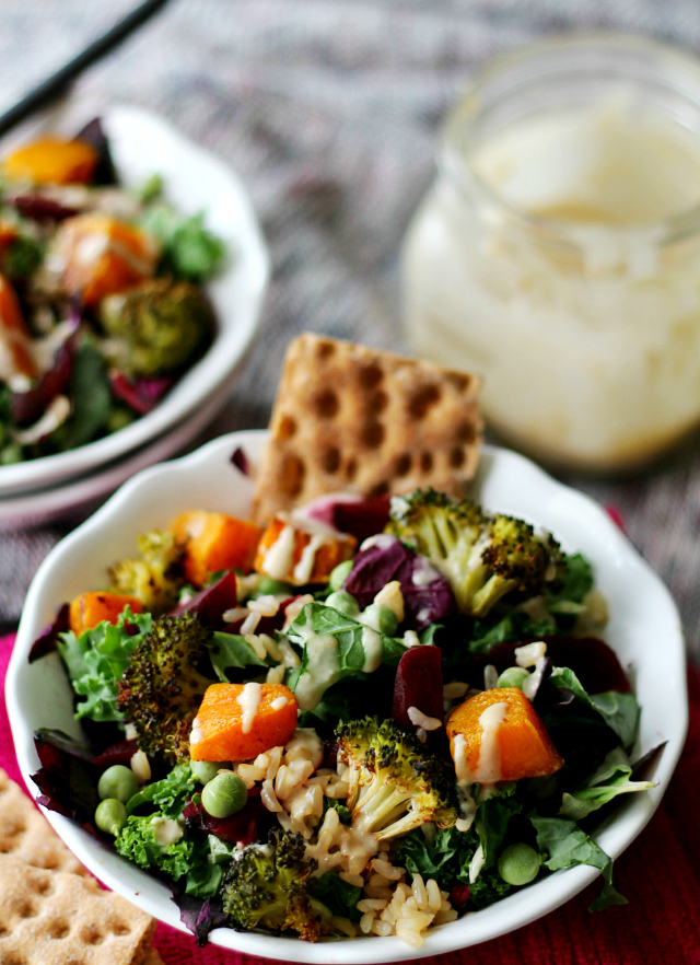 Copycat Starbucks Hearty Veggie and Brown Rice Salad Bowl Kim's Cravings
