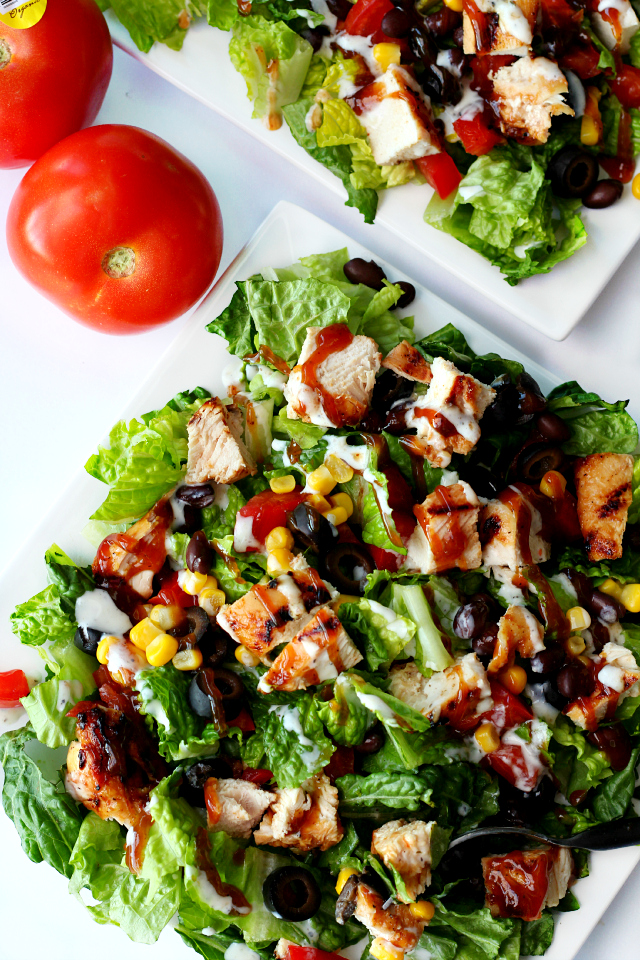 Grilled Chicken Barbecue Salad Kim's Cravings