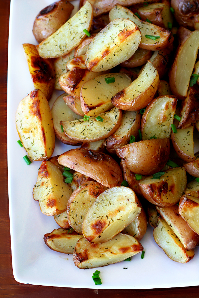 Easy Roasted Dill Red Potatoes Kim's Cravings
