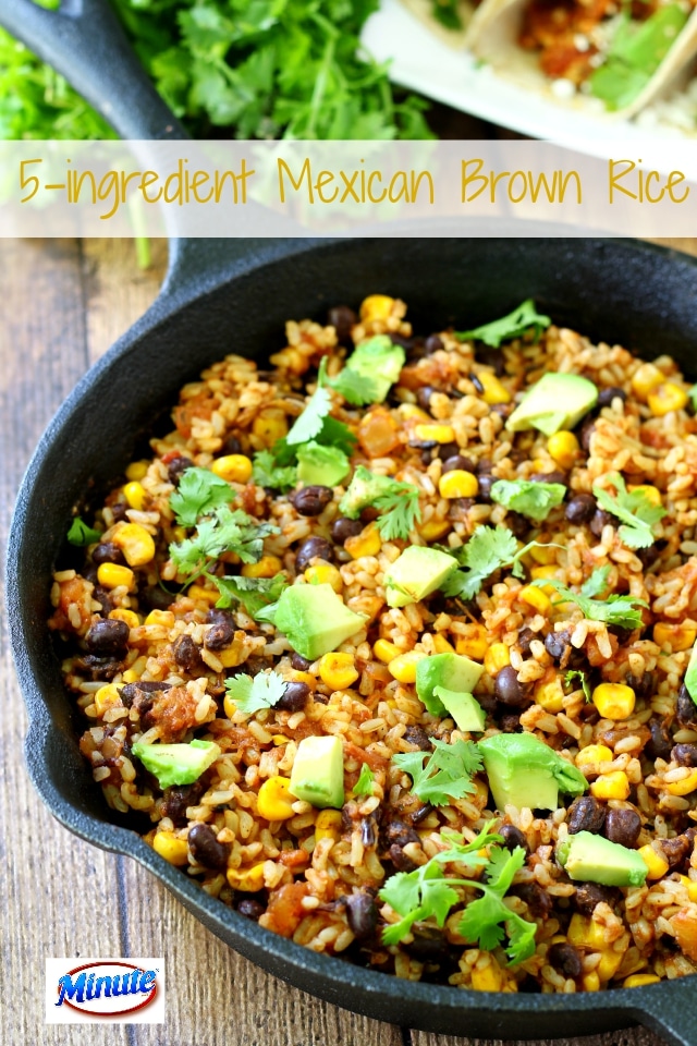 5 Ingredient Mexican Brown Rice Kim's Cravings