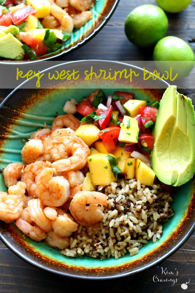 Key West Shrimp Bowls with Mango Salsa Kim's Cravings