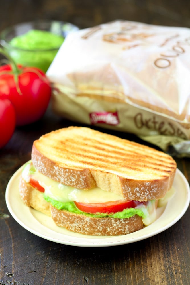 Caprese Grilled Cheese with Pesto Kim's Cravings