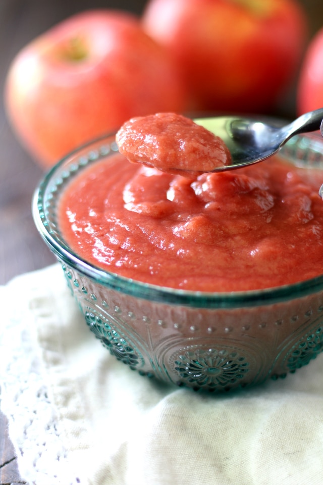 Slow Cooker Plum Applesauce Kim's Cravings