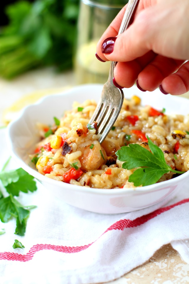 Easy Dairy Free Shrimp Risotto Kim's Cravings