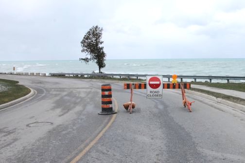 The Kincardine Record High wind, wave action cause closure of