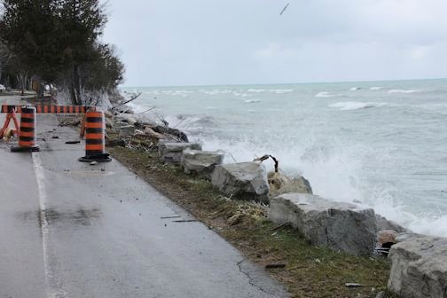 The Kincardine Record High wind, wave action cause closure of