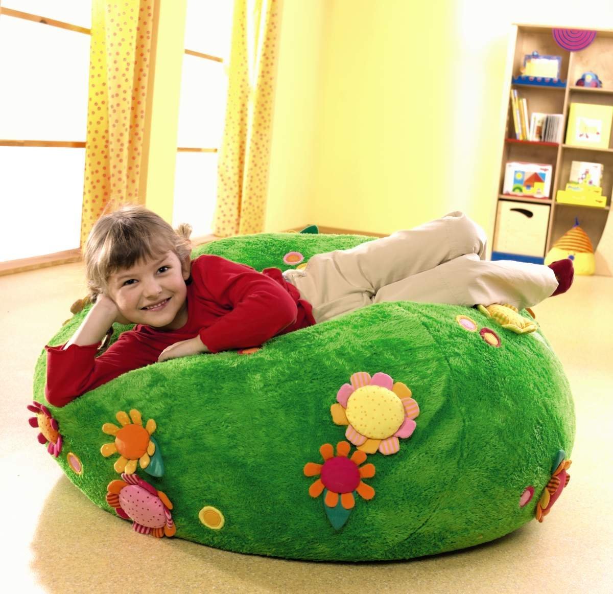Haba 2959 Sitzsack Kuschelwiese grün