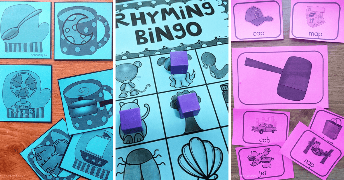 8 Free Rhyming Activities for Kindergarten – KindergartenWorks