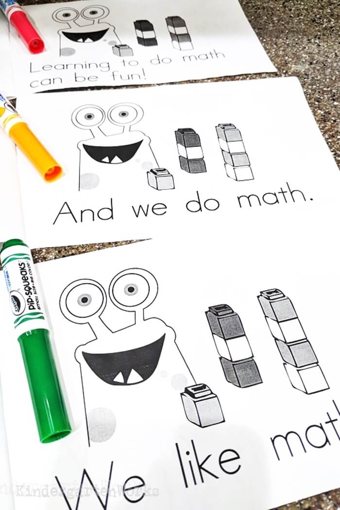 KinderFriendly Emergent Readers for the 100th Day of School