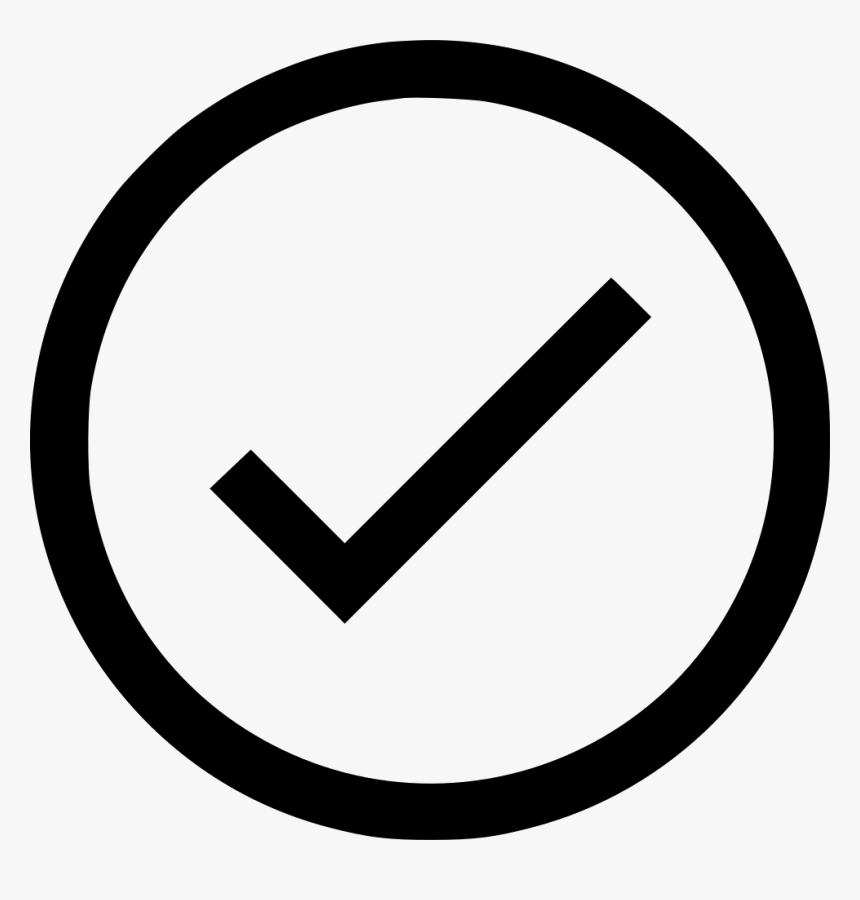 Check Verify Pure Write Round Tick Font Awesome Check Circle, HD Png