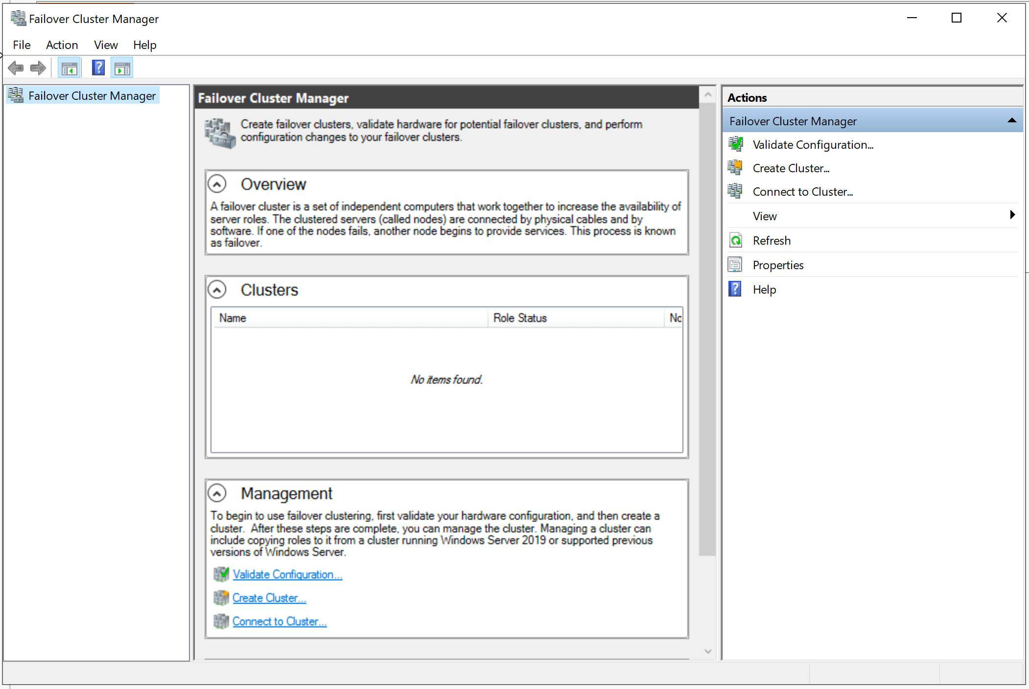 Windows Server 2019 Failover Cluster Installation and Setup Step by