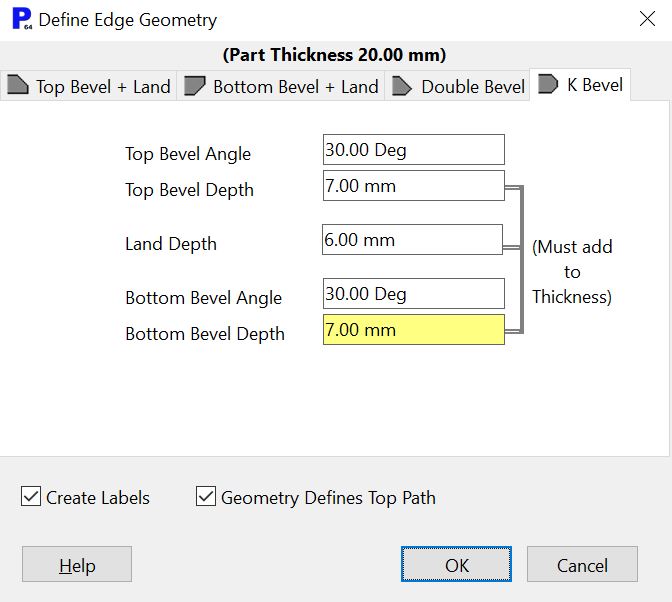 Tutorials > Processing Tutorials > Bevelling > Multiple Bevel Wizard