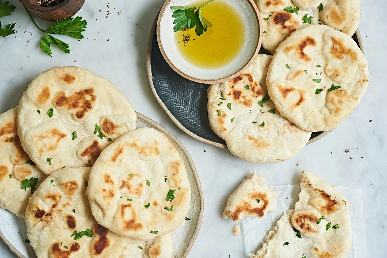 Skillet Flatbreads Recipe King Arthur Baking
