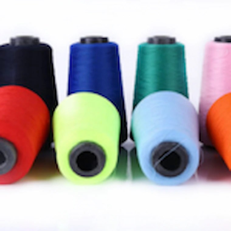 Overlock thread is used in the overlock process of cloth production.