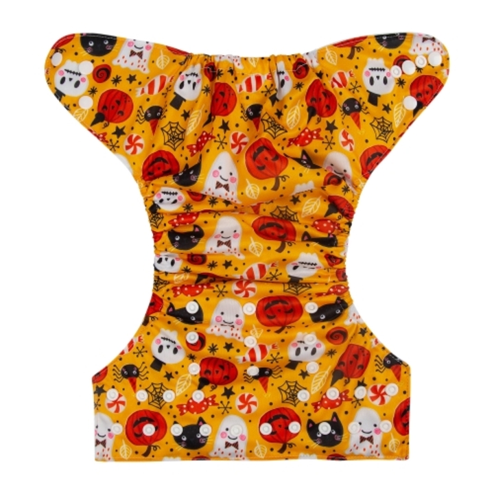 Alva Baby Onesize Nappy Halloween Characters Orange
