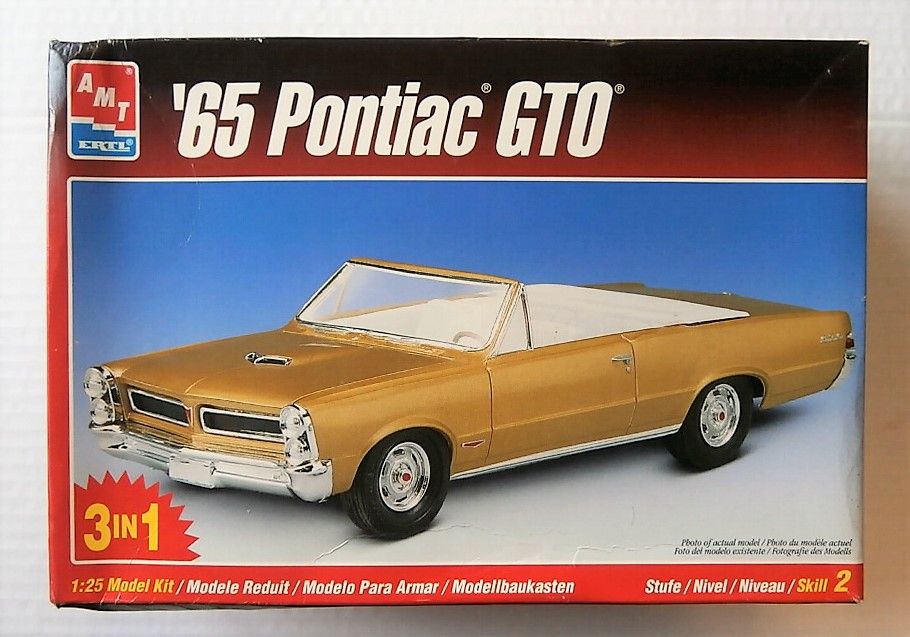 Amt 8201 1965 Pontiac Gto Model Kit Cars, Motorbikes, Trucks
