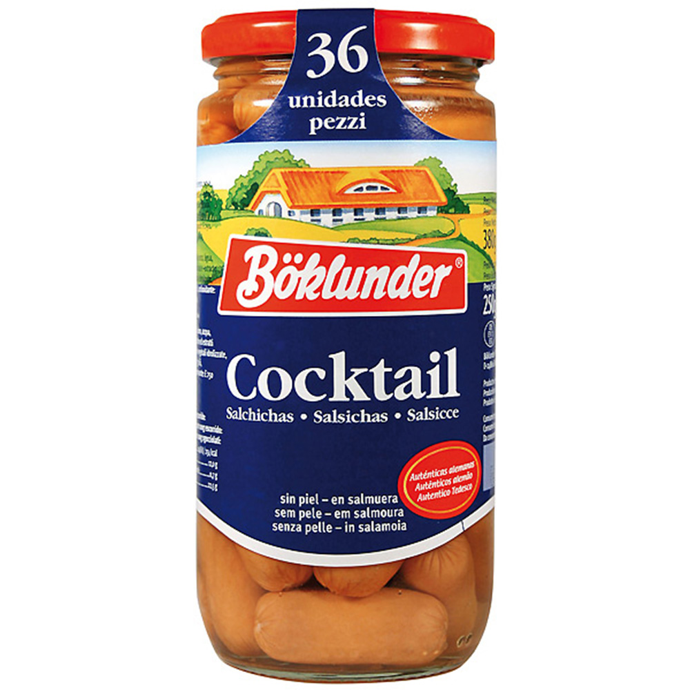 Cocktail German Sausages (12x250g) Boklunder King of Sweets