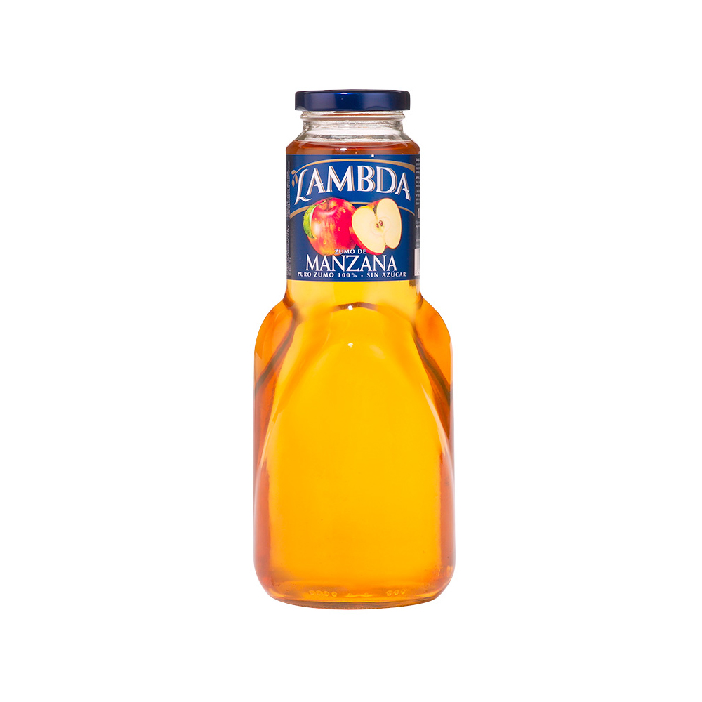 LAMBDA APPLE JUICE (6x1L) GLASS SPAIN King of Sweets