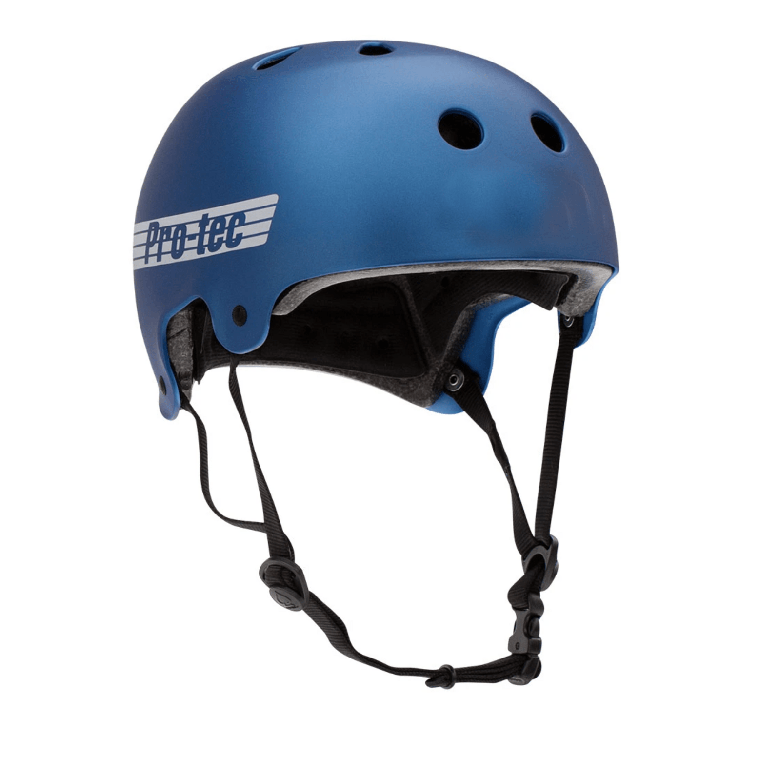 PROTEC CERTIFIED HELMET MATTE METALLIC BLUE OLD SCHOOL SKATEBOARD