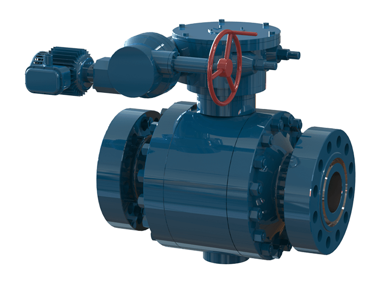 Kingsa Industries Balls Valves Side Entry, 3 Piece Trunnion Ball Valve