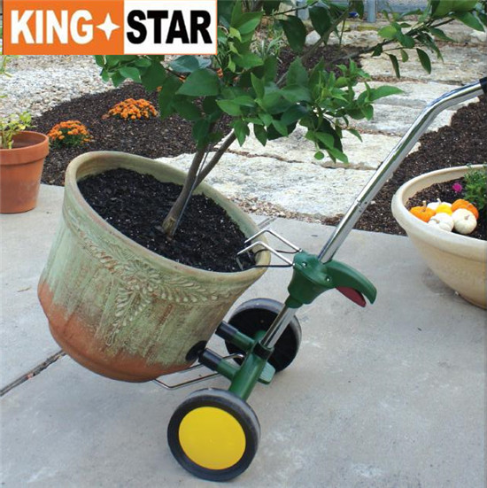 Potted Plant Mover Dolly to Carry Heavy Pots with Flat Free Wheels