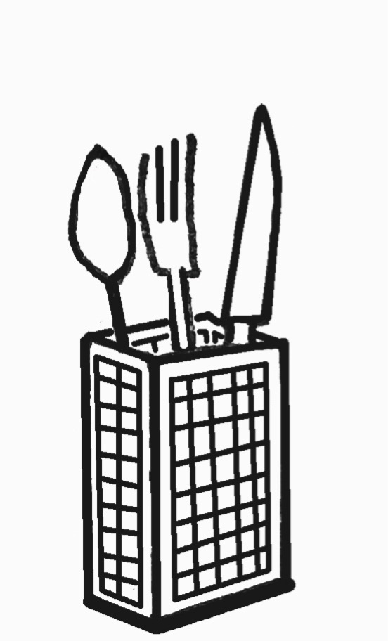 Knives Point Down in the Dishwasher Kinhost dot Org