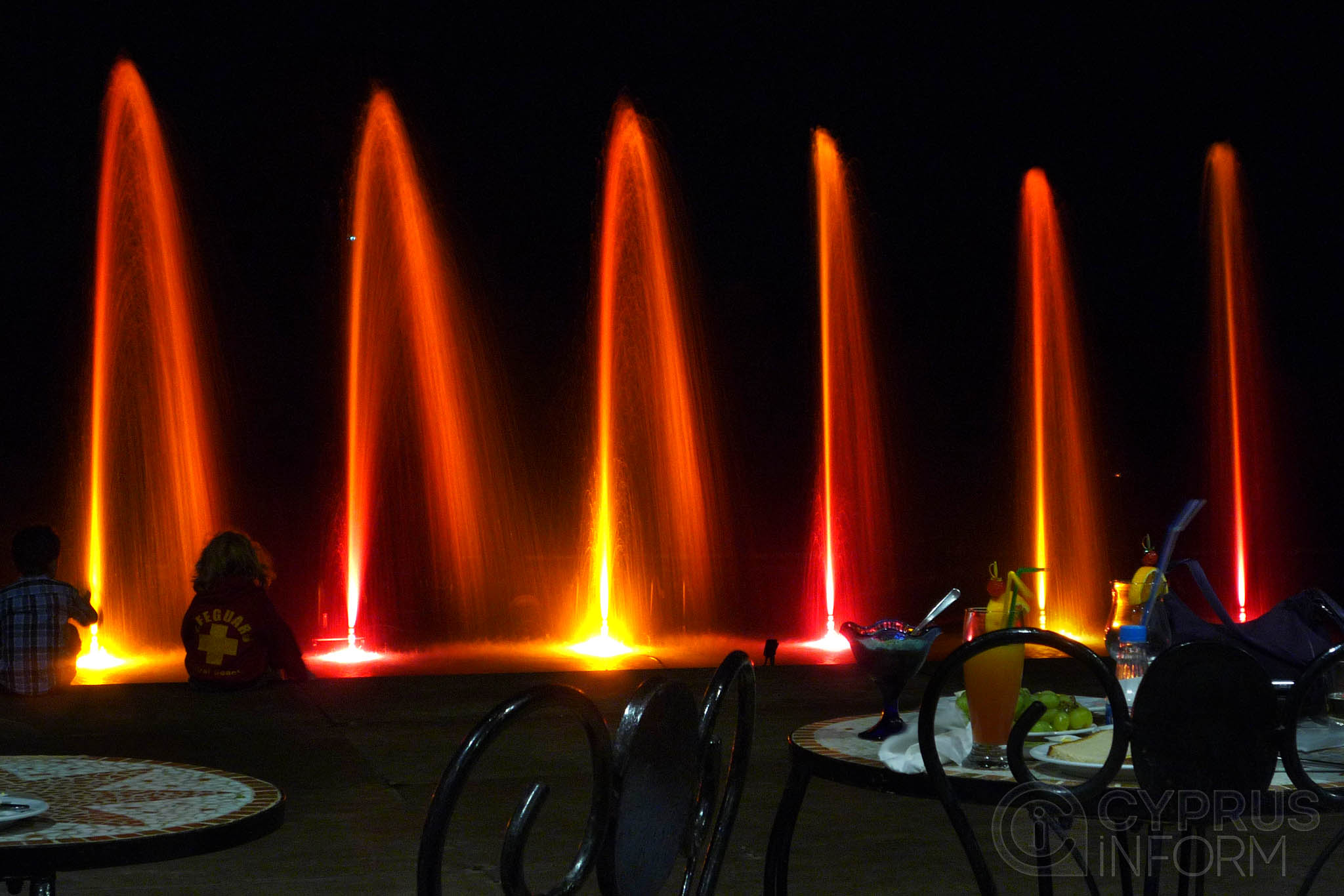 Dancing fountains in Protaras Online Journal Cyprus Inform Cyprus