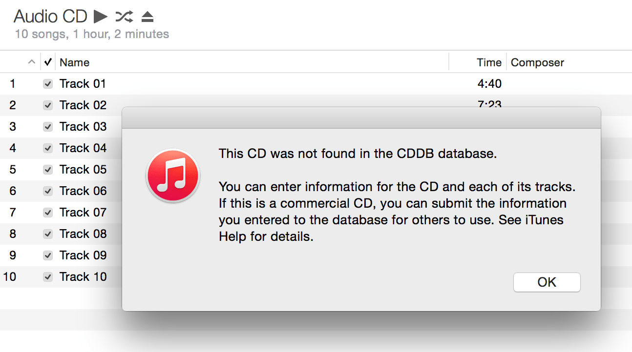 Kirkville What to Do When iTunes Doesn’t Find Track Names for CDs You
