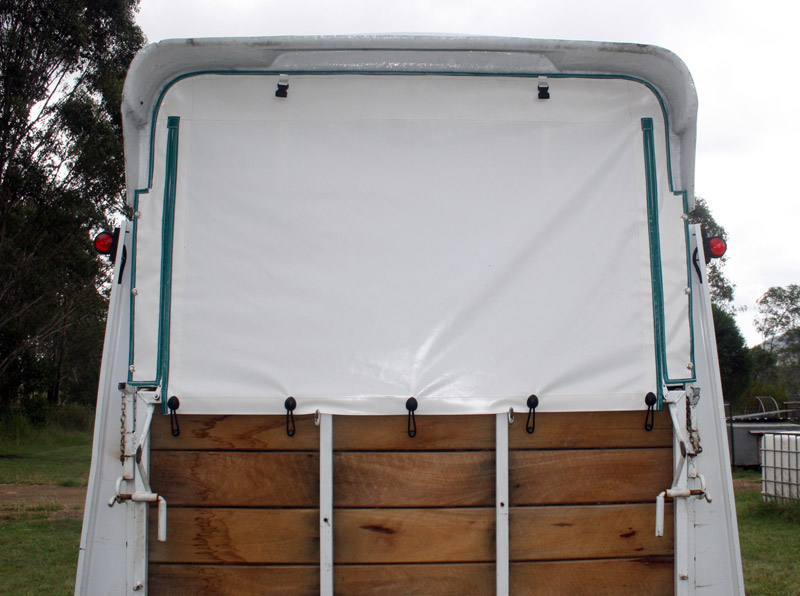 Rear and Side Horse Float Covers Kirribee Custom Covers