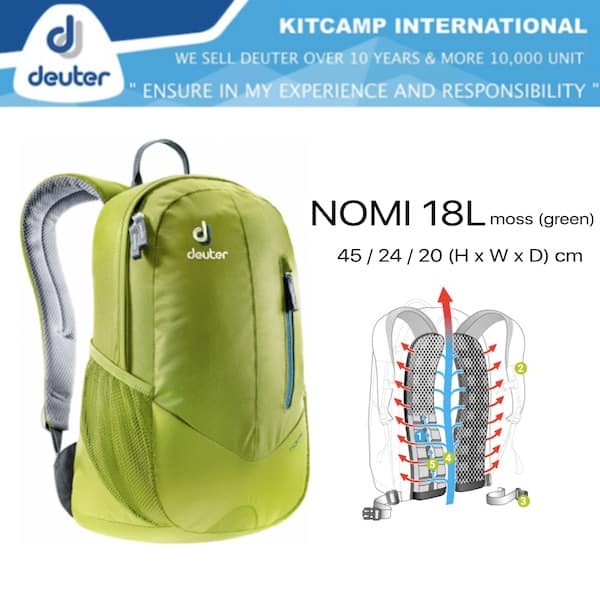 Deuter NOMI moss green KITCAMP International